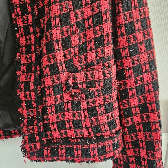 NWOT Express Design Studio Tweed Lady Jacket Blazer - Picture 7 of 9